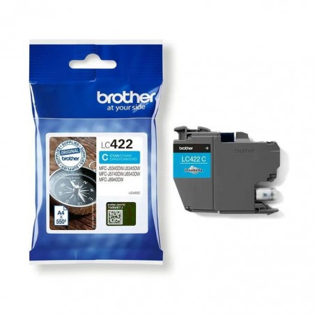 BROTHER LC 422 CYAN LC422C CARTOUCHE ORIGINALE