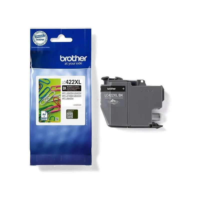 BROTHER LC 422 XL noir LC422XLBK CARTOUCHE ORIGINALE