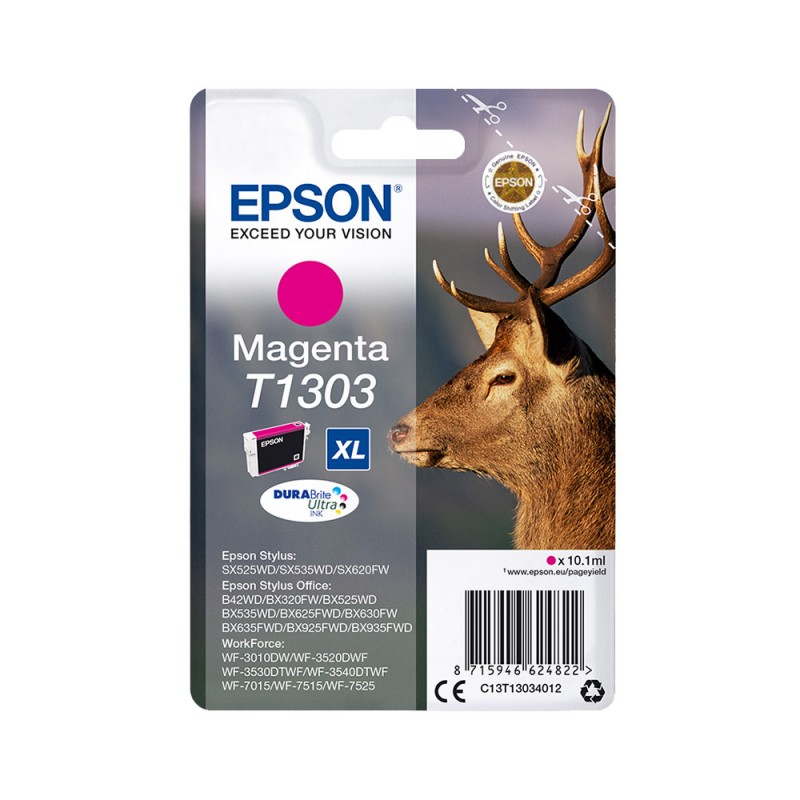EPSON T1303 XL MAGENTA C13T13034012 CARTOUCHE ORIGINALE