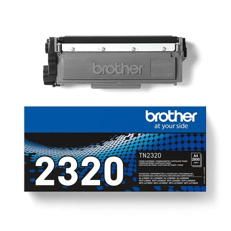 BROTHER TN2320 NOIR - TONER ORIGINALE