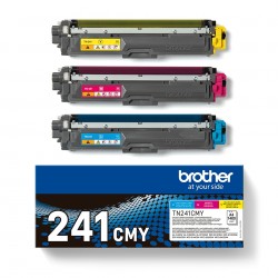 X 3 BROTHER TN241 TN241CMY...