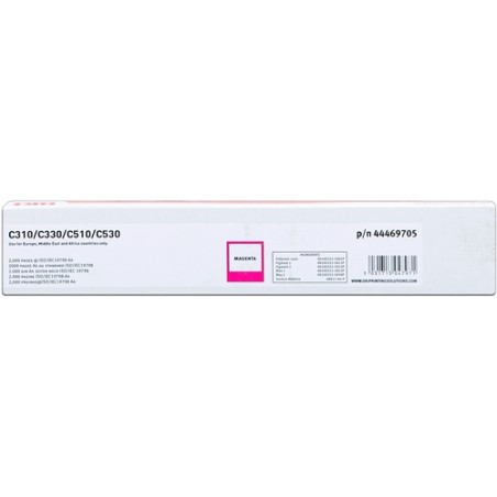 OKI C310 MAGENTA 44469705 - TONER ORIGINALE