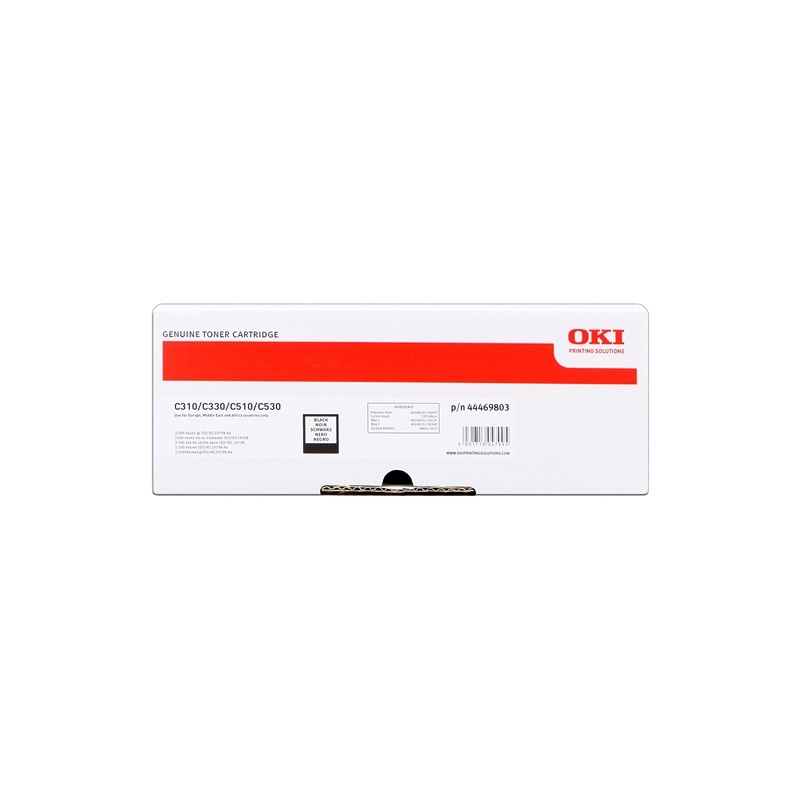 OKI C310 NOIR 44469803 - TONER ORIGINALE