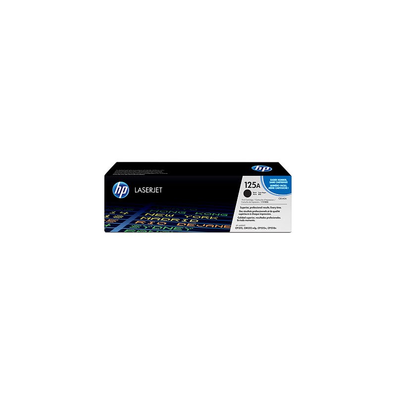 HP CB540A NOIR 125A - TONER ORIGINALE