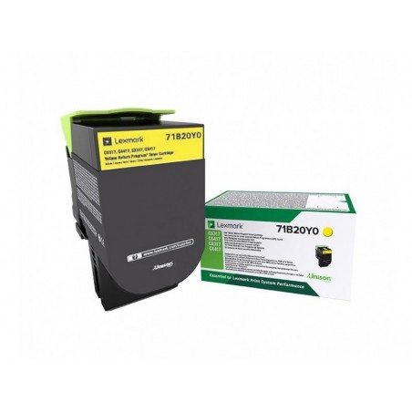 Lexmark CS317/CS417/CS517/CX317/CX417/CX517 YELLOW 71B20Y0 - Toner Original