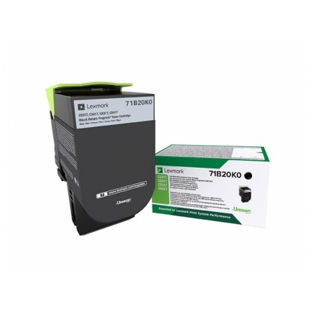 LEXMARK CS317/CS417/CS517/CX317/CX417/CX517 NOIR 71B20K0 - TONER ORIGINAL