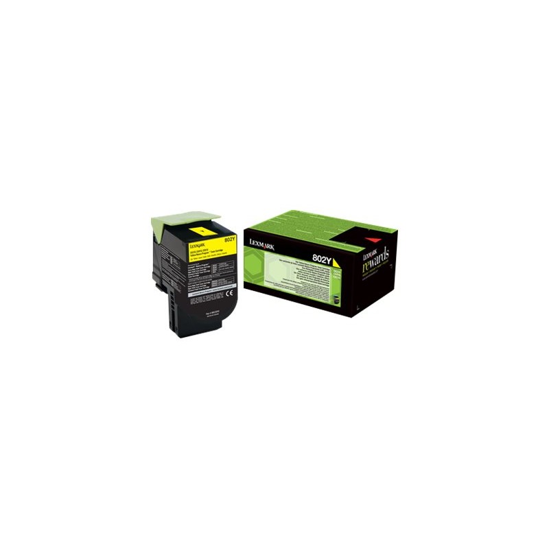 LEXMARK  CX310/CX410/CX510 YELLOW  80C20Y0/802Y - TONER ORIGINAL