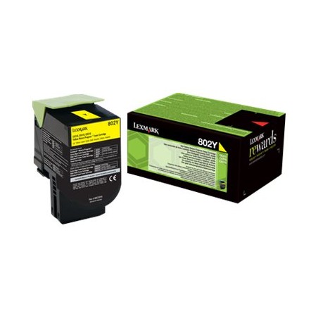 LEXMARK  CX310/CX410/CX510 YELLOW  80C20Y0/802Y - TONER ORIGINAL