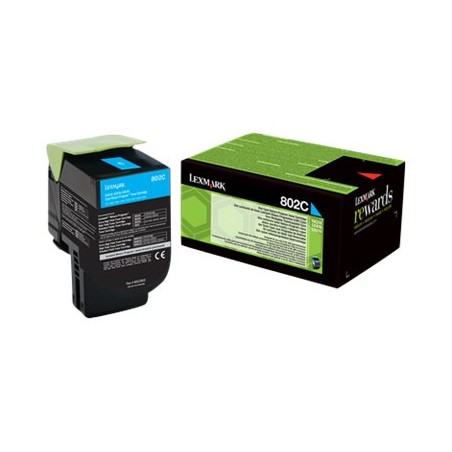LEXMARK CX310/CX410/CX510 CYAN 80C20C0/802C - TONER ORIGINAL