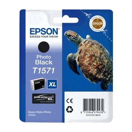 Epson T1571 NOIR Photo C13T15714010 - CARTOUCHE ORIGINALE