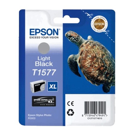EPSON T1577 NOIR LIGHT C13T15774010 - CARTOUCHE ORIGINALE