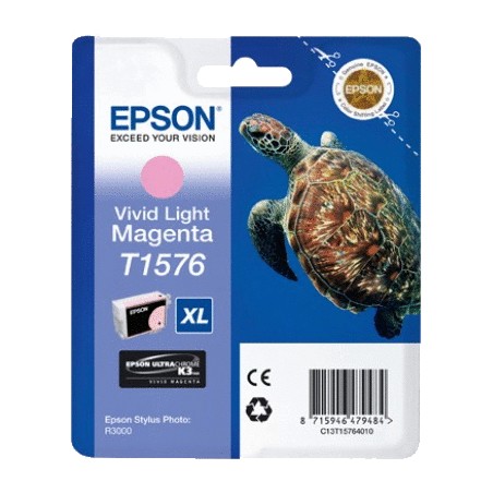 EPSON T1576 MAGENTA LIGHT C13T15764010 - CARTOUCHE ORIGINALE