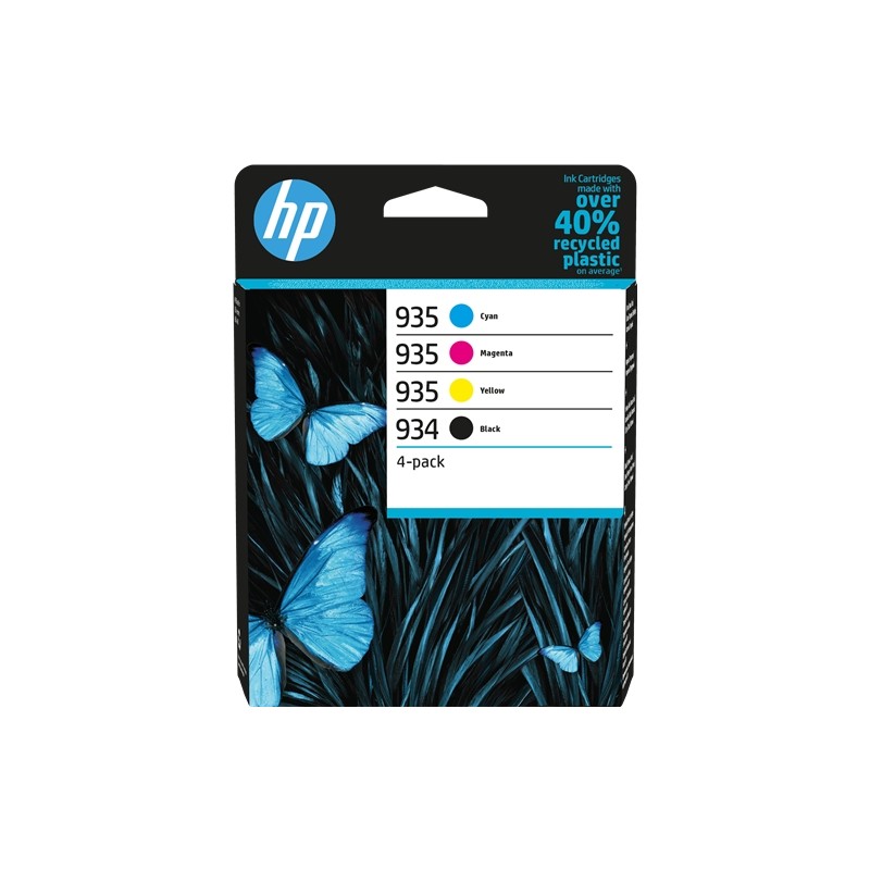 HP 934 / 935  NOIR, CYAN, MAGENTA, YELLOW  6ZC72AE - CARTOUCHE ORIGINALE