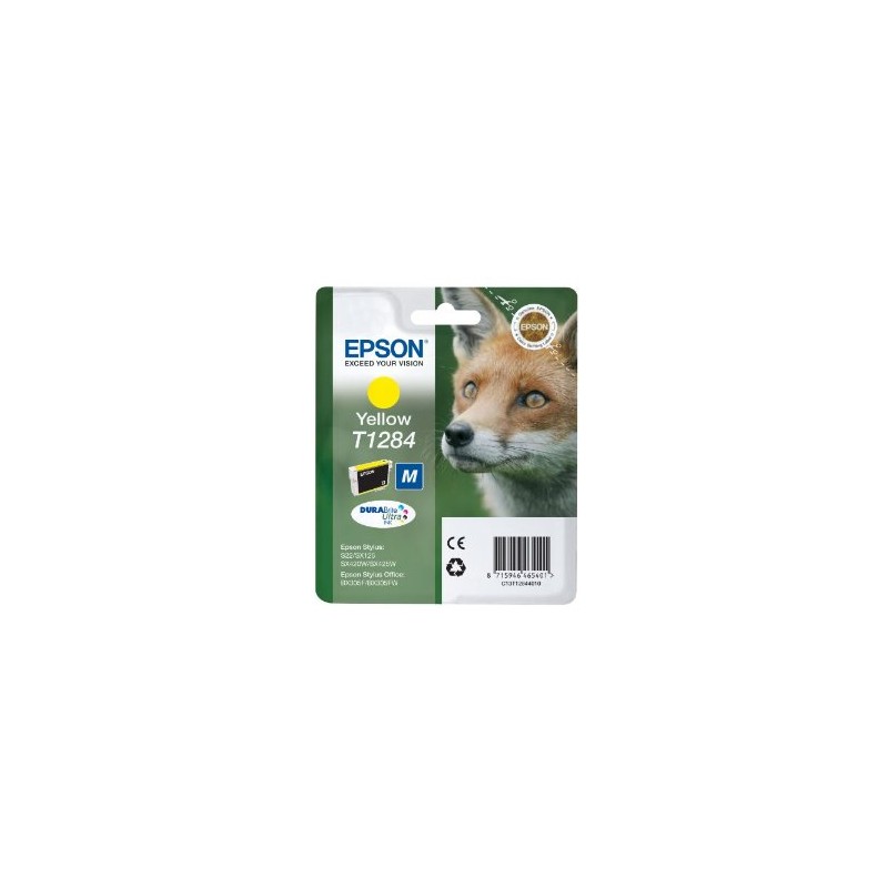 EPSON T1284 YELLOW C13T12844012 CARTOUCHE ORIGINALE