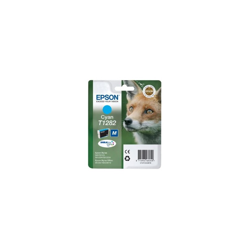 EPSON T1282 CYAN C13T12824012 CARTOUCHE ORIGINALE