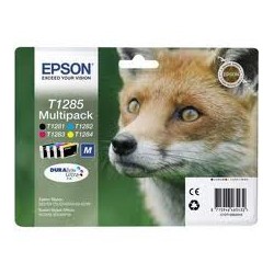 X 4 EPSON T1285 NOIR,CYAN,...