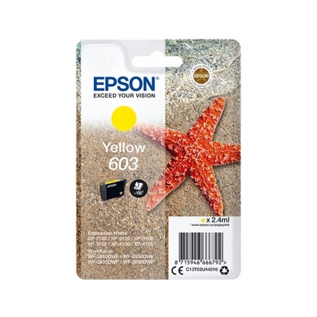 Epson 603 YELLOW C13T03U44010 - CARTOUCHE ORIGINALE