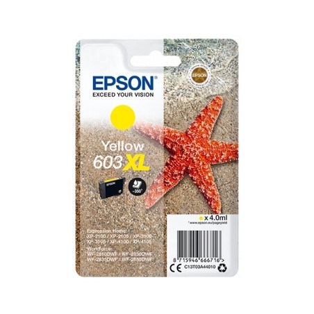 EPSON 603 XL YELLOW C13T03A44010 - CARTOUCHE ORIGINALE
