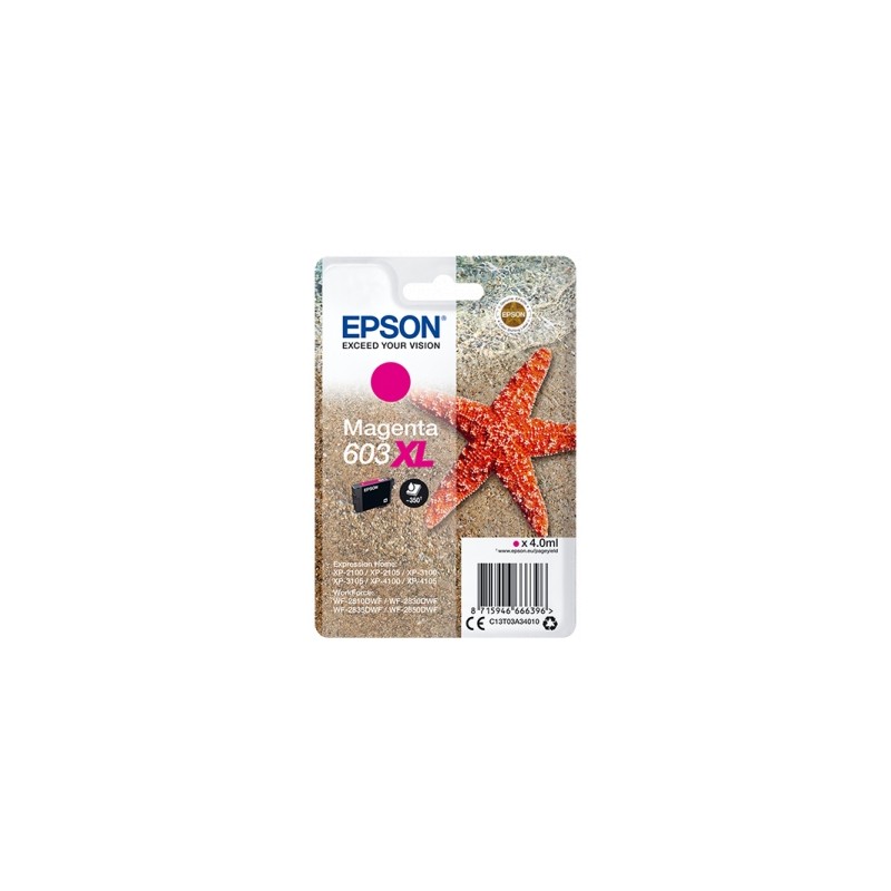 EPSON 603 XL MAGENTA C13T03A34010 - CARTOUCHE ORIGINALE