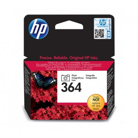 HP 364 NOIR PHOTO CB317EE - CARTOUCHE ORIGINALE