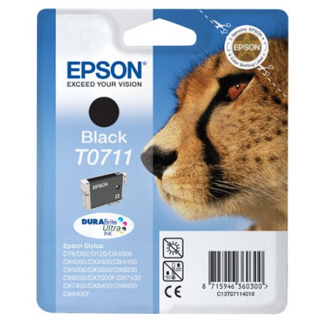 Epson T0711 NOIR C13T07114012 - CARTOUCHE ORIGINALE