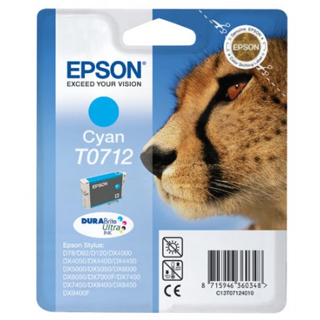EPSON T0712 CYAN C13T07124012 - CARTOUCHE ORIGINALE