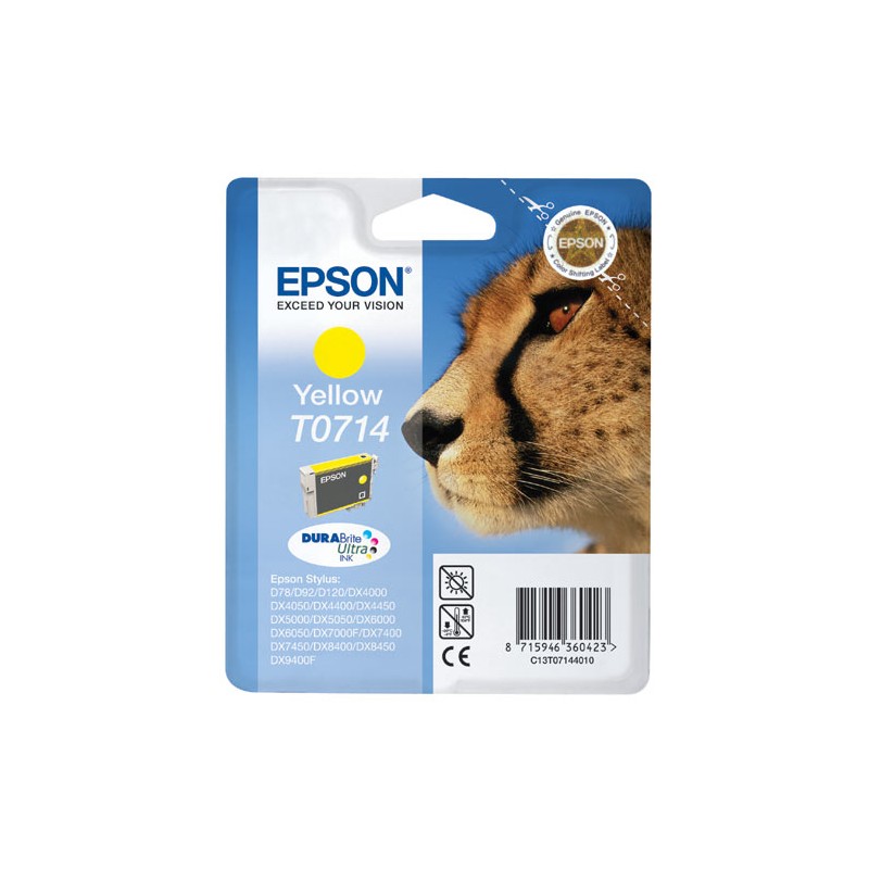 EPSON T0714 YELLOW C13T07144012 - CARTOUCHE ORIGINALE