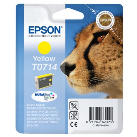 EPSON T0714 YELLOW C13T07144012 - CARTOUCHE ORIGINALE