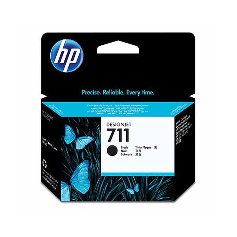HP 711 XL NOIR CZ133A - CARTOUCHE ORIGINALE