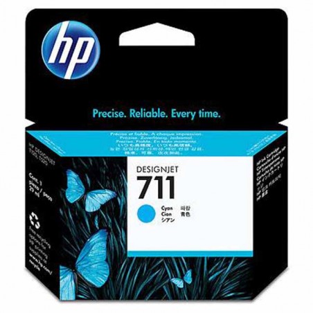 HP 711 Cyan CZ130A - CARTOUCHE ORIGINALE