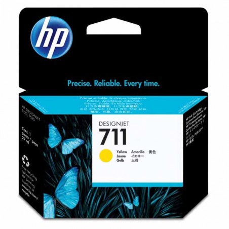 HP 711 YELLOW CZ132A - CARTOUCHE ORIGINALE
