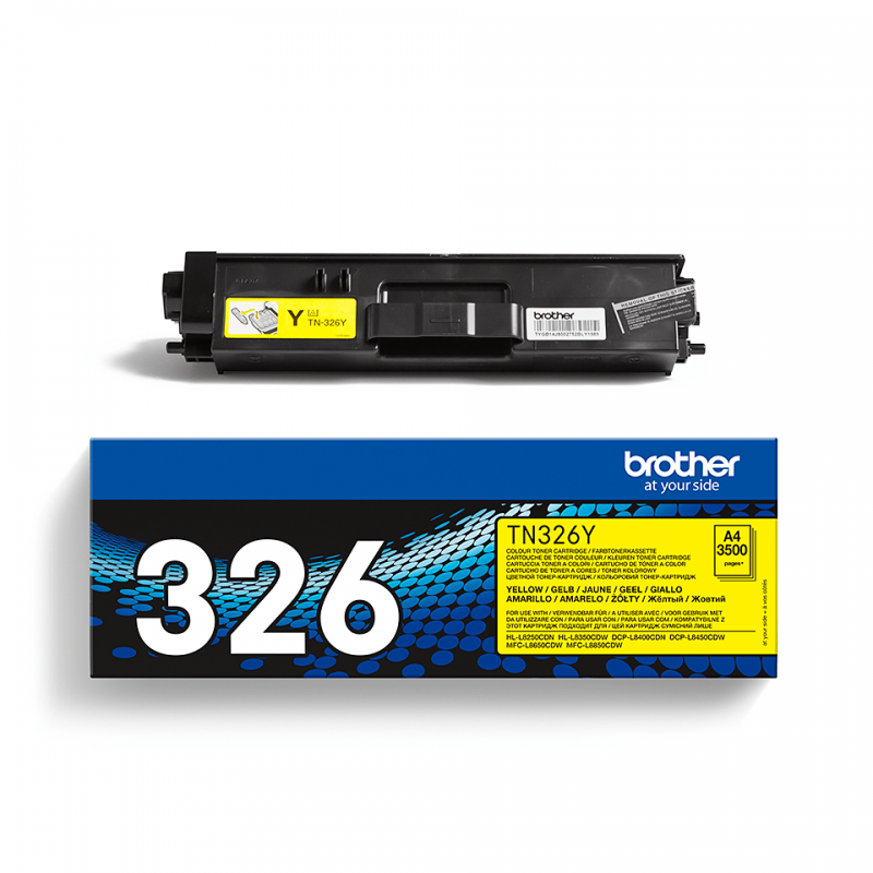 BROTHER TN326 YELLOW TN326Y - TONER ORIGINAL