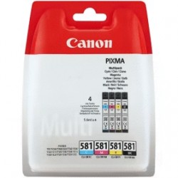 X 4 CANON CLI 581 NOIR,...