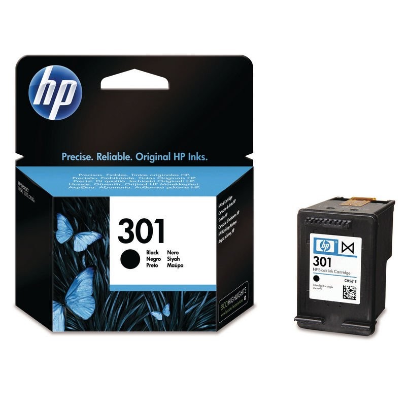 HP 301 NOIR CH561EE - CARTOUCHE ORIGINALE