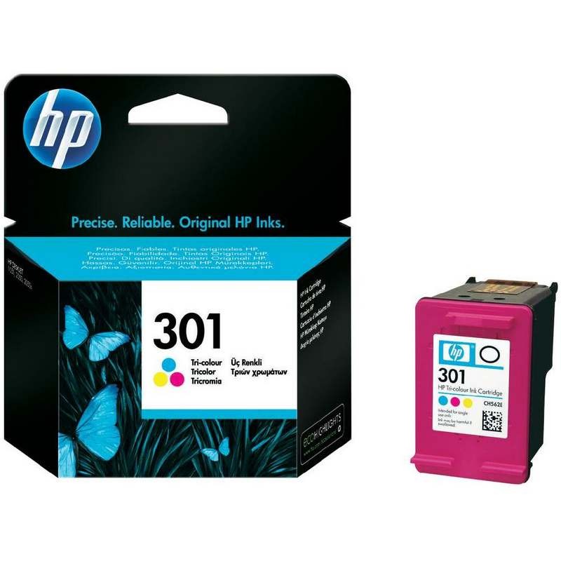 HP 301 COULEUR CH562EE - CARTOUCHE ORIGINALE