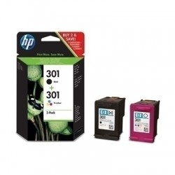HP 301 NOIR + COULEUR...