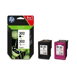 HP 302 NOIR + COULEUR...