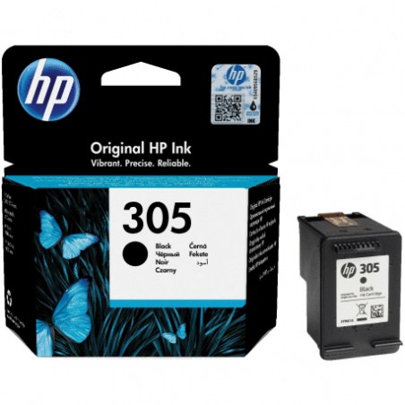 HP 305 NOIR 3YM61AE - CARTOUCHE ORIGINALE