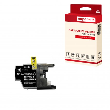 BROTHER LC1240XL / LC1220XL NOIR- CARTOUCHE COMPATIBLE