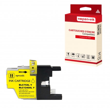 BROTHER LC1240XL / LC1220XL / LC1280XL YELLOW - CARTOUCHE COMPATIBLE
