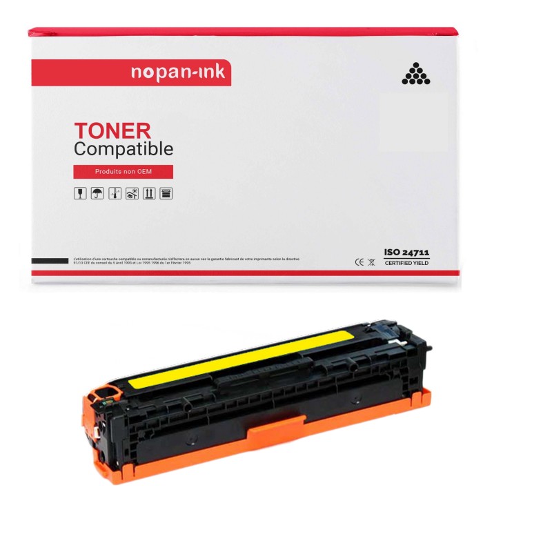 055H (YELLOW) - 1 TONER COMPATIBLE POUR CANON