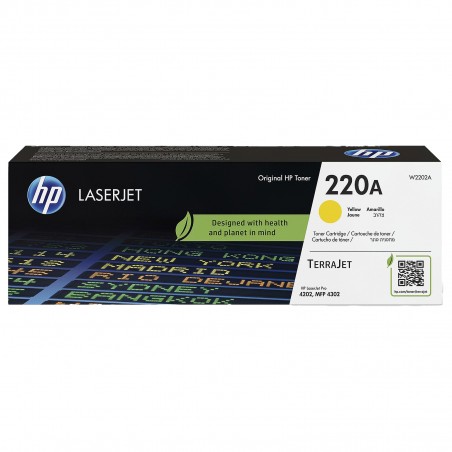 Toner originale  220A de Marque HP W2202A Jaune