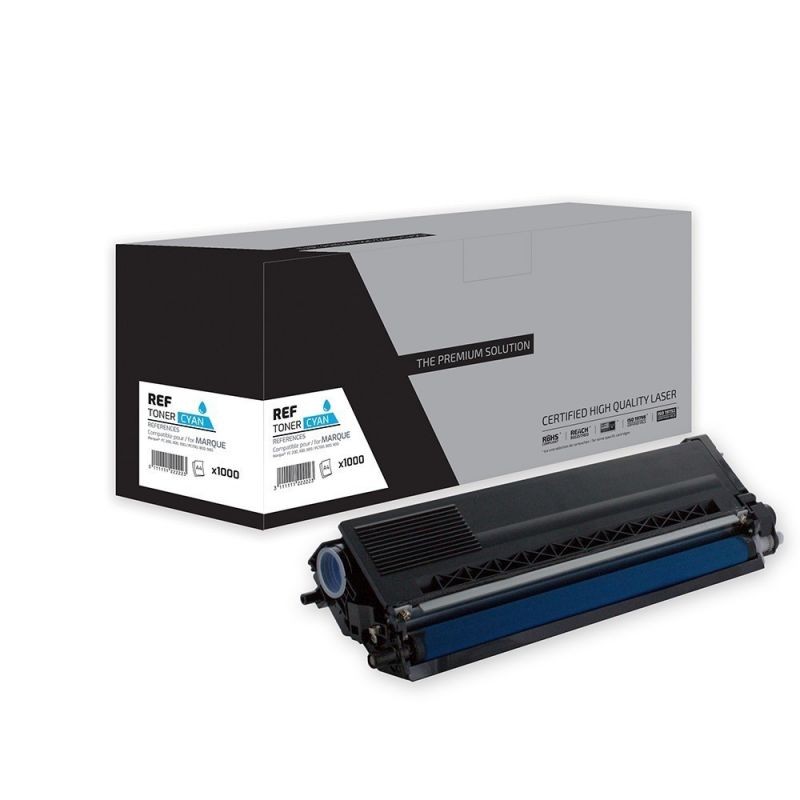 TN326/325 POUR BROTHER CYAN- PREMIUM