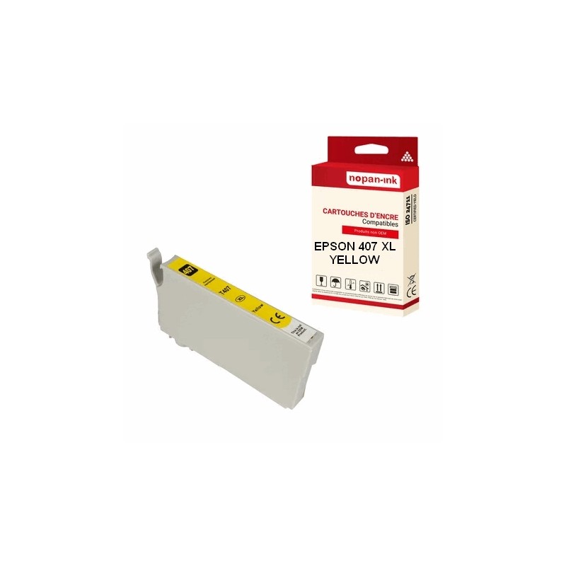 407 XL YELLOW - CARTOUCHE COMPATIBLE POUR EPSON
