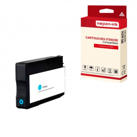 953 XL CYAN POUR HP - CARTOUCHE COMPATIBLE
