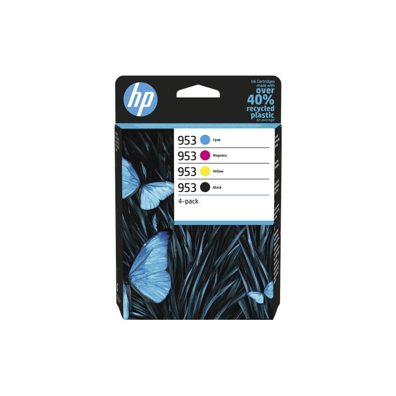 X4 HP 953 NOIR, CYAN, MAGENTA, YELLOW - CARTOUCHE ORIGINALE