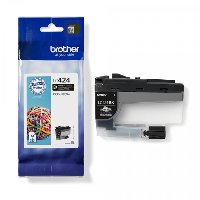 Brother LC 424 NOIR - CARTOUCHE ORIGINALE