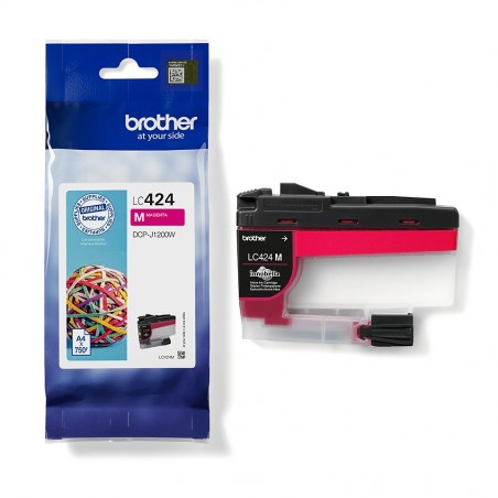 BROTHER LC 424 MAGENTA  - CARTOUCHE ORIGINALE