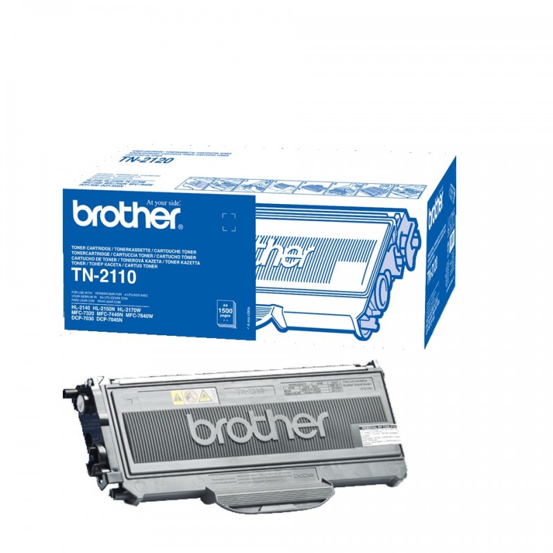 BROTHER TN2110 TN 2110 NOIR TONER ORIGINAL BROTHER
