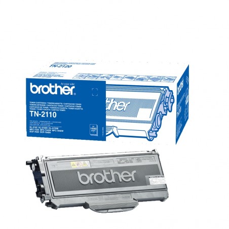 BROTHER TN2110 TN 2110 NOIR TONER ORIGINAL BROTHER